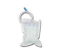 GIMA - Sacche urine standard da 2000 cc, con tubo da 130 cm, sfuse, confezione da 200, 28689
