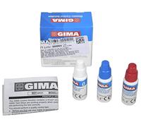 GIMA - Strisce Reattive per la Glicemia, per la Misurazione del Glucosio nel Sangue Intero, da usare con Glucometro GIMA, Certificate CE, Confezione da 100 Strisce