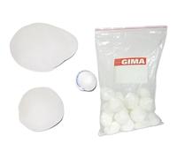GIMA -Tamponi di garza in puro cotone idrofilo, non sterile, 12x15 cm, 10 buste da 100, 35016