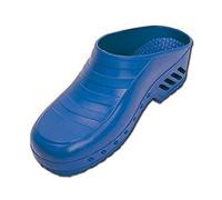 Gima - Zoccoli Professionali, Anatomici, Unisex, Antiscivolo, Antistatici, Tomaia Non Forata, Suola Forata, Colore Blu Elettrico, Misura 37 EU, 1 Paio