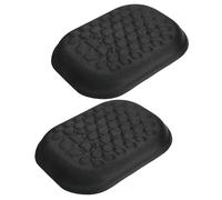 Gimars 2pcs Cusicni Poggiapolsi Gomito Bracciolo in Memory Foam,Wrist Rest Pad Ergonomico Sollievo dal Dolore, Poggiapolsi Antiscivolo Comodo per Ufficio Scrivania Gaming Computer,Laptop,Mac,Nero