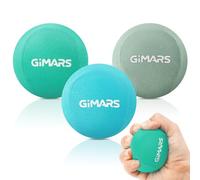 Gimars 3 Palline Antistress Mano di 3 Resisitenza,Pallina in Gel da Presa Mano,Palle Allenamento di Presa Esercizi di Mano,Palline da Spremere per Esercizi Mano Dita Avambraccio