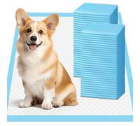 Gimars 6 Strati Extra Spessi 60×60 cm Super Assorbenti 400ML Antifuga Tappetini Igienici - Asciugatura Rapida per Cuccioli, Cani Anziani e Case Multi-Animali