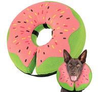 Gimars Collare Gonfiabile Cane Large per Recupero Post Intervento, Circonferenza Collo 35,6-45,7 cm, Ciambella Cane Post Intervento Morbida, Alternativa al Collare Elisabettiano per Cani Grandi