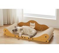 Gimars Grande gatto tiragraffi divano in legno di bambù grana MZB10-B