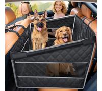 Gimars Migliorato Trasportino per Cani Auto di Taglia Grande e Media, Impermeabile Allargato Seggiolino Auto per Cane, Rinforzato Trasportino Cane Auto con Finestre a Rete Cinture di Sicurezza, XL