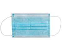 GiMask Mascherine Chirurgiche filtranti 3 veli Azzurre 10 pezzi