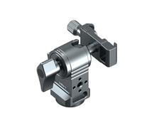 Gimbal Testa, Supporto for supporto luce con rotazione a 360°, adattatore for testa a sfera, foro filettato da 1/4", compatibile con fotocamere, telefoni e computer portatili.