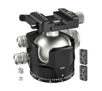 Gimbal Testa, Testa a sfera professionale DX55 con carico massimo di 40 kg e riprese panoramiche a 360°. Utilizzo versatile con treppiedi for fotocamera.(DX55-P ball head)