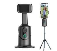 Gimbal Video Smartphone AI Tracking, Rotazione A 360°, Batteria A Lunga