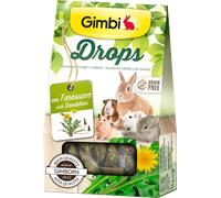 Gimbi Drops Snack per roditori Grain Free 50 gr Tarassaco - Mangime per conigli - 1° ORDINE? scegli lo sconto BZR5 / BZR20 + 200 punti fedeltà