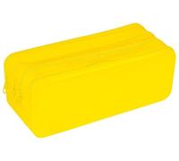 GIMBOO Astuccio in silicone a quattro scomparti/20 x 8 x 7,5 cm/Giallo