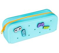 GIMBOO Astuccio in silicone/Con 4 spille/20 x 6 x 7,5 cm/Blu