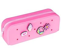 GIMBOO Astuccio in silicone/Con 4 spille/20 x 6 x 7,5 cm/Rosa