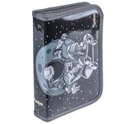 GIMBOO Astuccio scolastico/Con dotazione/1 scomparto/1 inserto/Nero