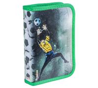 GIMBOO Astuccio scolastico/Con equipaggiamento/1 scomparto/1 inserto/Verde