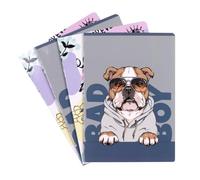 gimboo Quaderno scolastico/Formato A5 32/32 fogli a righe 3/Set misto di 8-8 pezzi/Confezione di disegni assortiti/Per bambini per il rientro a scuola per studenti della scuola primaria/Senza bordi/