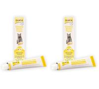 GimCat Cheese Biotin Pasta - Con formaggio aromatico, zinco e olio di lino per il pelo, la cute e gli artigli - 1 tubetto (1 x 50 g) (Confezione da 2)