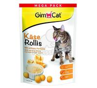 GimCat Formaggio Rollis - Spuntino per gatti senza cereali e ricco di vitamine con vero formaggio duro - 1 bustina (1 x 425 g)