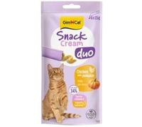Gimcat Creamy Snack Duo Gatto Pollo con Zucca 6x15g