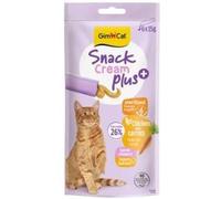 Gimcat Creamy Snack Plus Gatto Pollo con Carote 6x15g