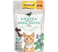 GimCat Crunchy Snack per gatti Grain Free 50 gr - Anatra arricchita con erba gatta - 1° ORDINE? scegli lo sconto BZR5 / BZR20 + 200 punti fedeltà