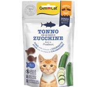 GimCat Crunchy Snack per gatti Grain Free 50 gr - Tonno con un pizzico di zucchine - 1° ORDINE? scegli lo sconto BZR5 / BZR20 + 200 punti fedeltà