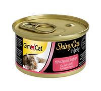 GimCat Dose ShinyCat Pollo con Granchi 70gx24