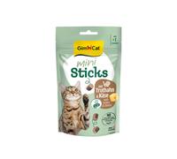 GimCat Mini Sticks tacchino e formaggio - Piccoli boccioli per un piacere speciale - 1 sacchetto (1 x 50 g)