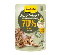 GimCat Near Nature 16 x 85 g Umido per gatto - Pollo