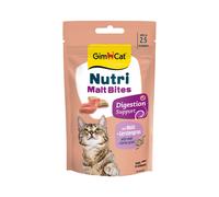 GimCat Nutri Malt Bites - Delizioso snack con una ricetta mirata per il benessere del tuo gatto - 1 sacchetto (1 x 40 g)