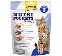 GimCat Nutri Pockets - Set %: 3 x 150 g Mix di mare