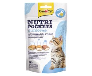 Gimcat Nutripockets Junior Mix Formaggio, latte e yak - 1° ORDINE? scegli lo sconto BZR5 / BZR20 + 200 punti fedeltà