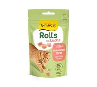 GimCat Rolls con salmone - Lo spuntino per più divertimento e divertimento con ingredienti di alta qualità - 1 sacchetto (1 x 40 g)