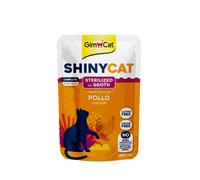 GimCat Shinycat bustine per gatti sterilizzati - pollo 70 g