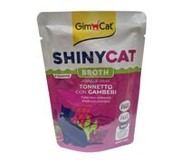 GimCat Shinycat bustine per gatti - tonno, gamberetti 70 g