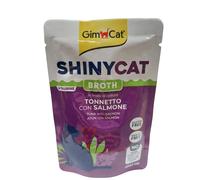 GimCat Shinycat bustine per gatti - tonno, salmone 70 g