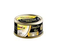 GimCat ShinyCat Filetto di pollo con mango, Mangime per gatti con filetto succulento senza aggiunta di zuccheri per gatti adulti, 24 scatolette, 24 x 70 g