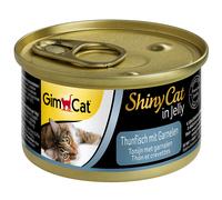 GimCat ShinyCat Gelatina 6 x 70 g - Tonno & Gamberetti