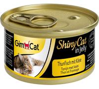 GimCat ShinyCat in Jelly Tonno con Formaggio 24x70g Cibo Umido Gatto Adulto