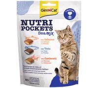 GIMCAT Snack Cat Nutri Pockets 150G SEA MIX
