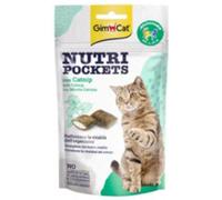 GimCat Nutri Pockets, Catnip e Multivitamine, 60g