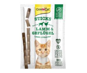 GIMCAT Sticks con agnello e pollame 4 pz.