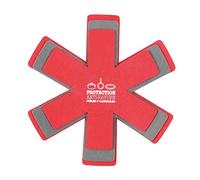 Gimel 523638 - Feltro in Poliestere, 3 Pezzi, Ø 28-33-35,5 cm, Rosso e Grigio, Piccolo
