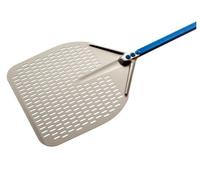 GIMETAL PALA PIZZA 33 X 33 FORATA ALLUMINIO PROFESSIONALE LEGGERA 4 2023