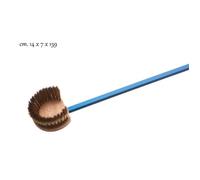 GIMETAL PALA SPAZZOLA TONDA ORIENTABILE SETOLA OTTONE CM.159 PROF PIZZA 7 2025