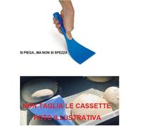 GIMETAL SPATOLA STECCA FLESSIBILE NYLON TRIANGOLARE ANTIURTO CM 12 PIZZERIA PROF