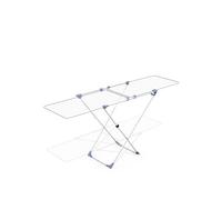 Gimi Duo Stendibiancheria da Pavimento Estensibile in Acciaio, Stendino da 22 m