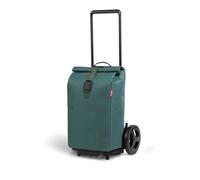 Gimi Kool |carrello portaspesa termico con manico telescopico regolabile | sacca antipioggia chiusura avvolgibile e fibbia | con ruote grandi e parafango | capacità di carico 60 L| 45x38x103 cm