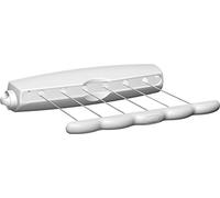 Gimi Rotor 6 Stendibiancheria da Parete in Resina, Stendino da 21 m